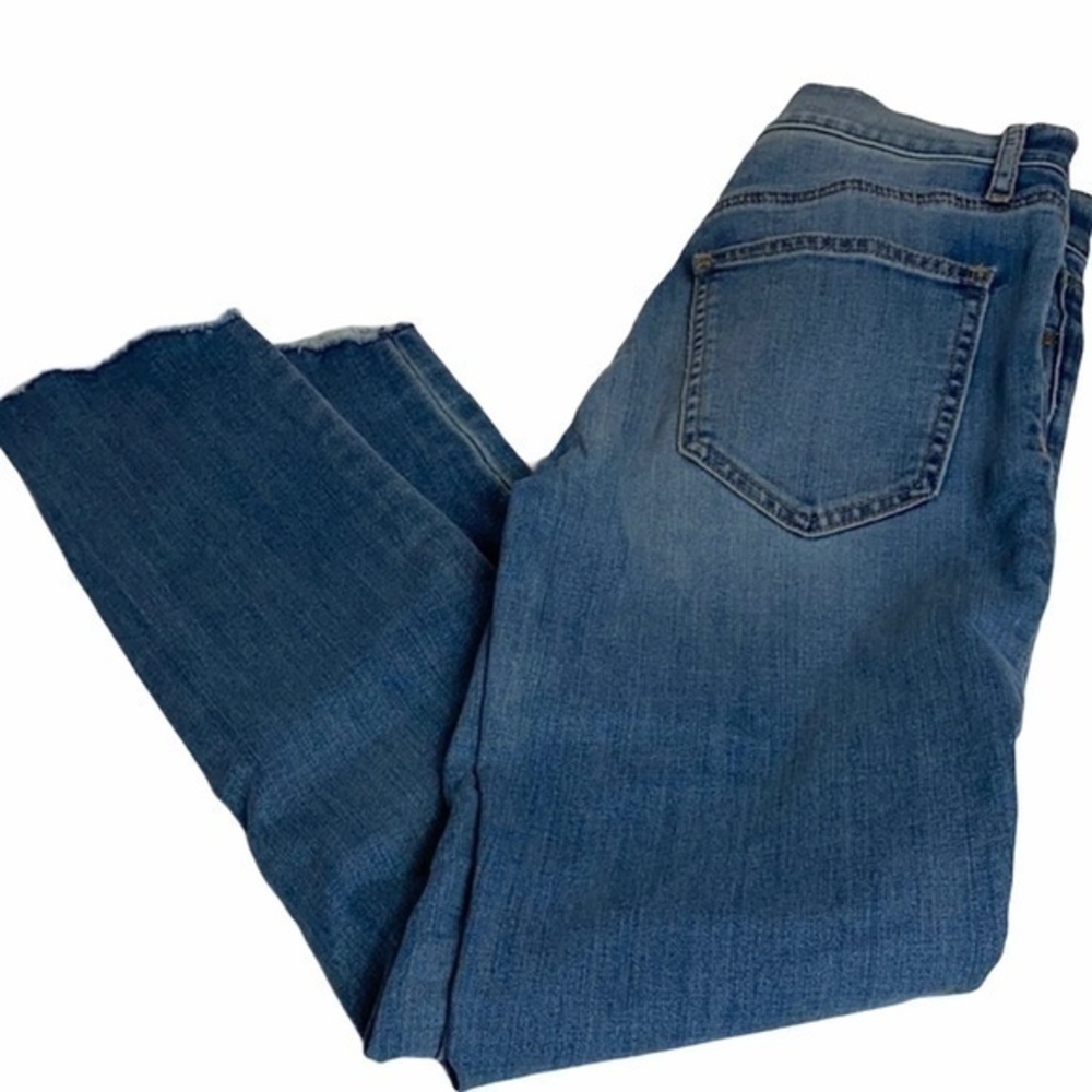 Ann Taylor Factory Button Front Jeans Size 0